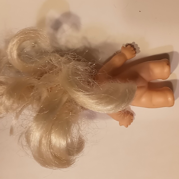 Vintage Uneeda Pee-Wee Doll Blonde Ponytail Cutie! UD CO 1965 without clothes - Picture 3 of 4